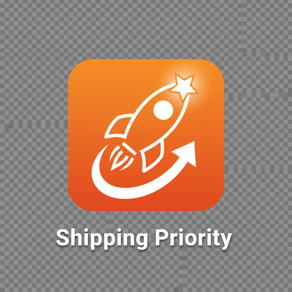 Shipping Priority rocket icon